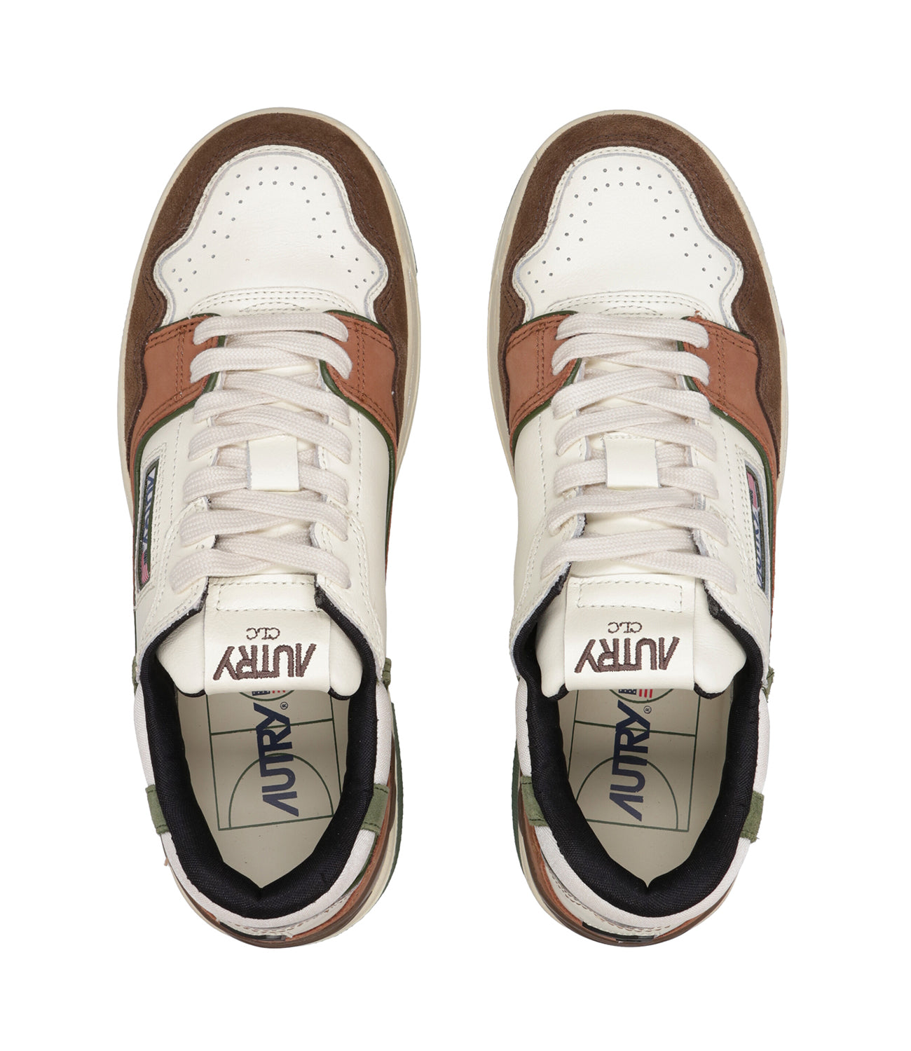 Autry | Sneakers CLC Low Bianco Avorio e Biscotto