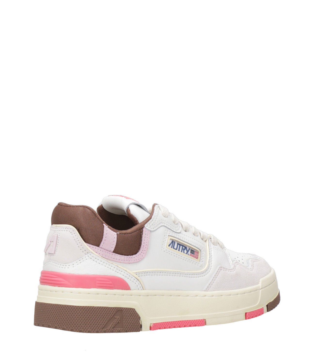 Autry | Sneakers CLC Low White, Brown and Pink