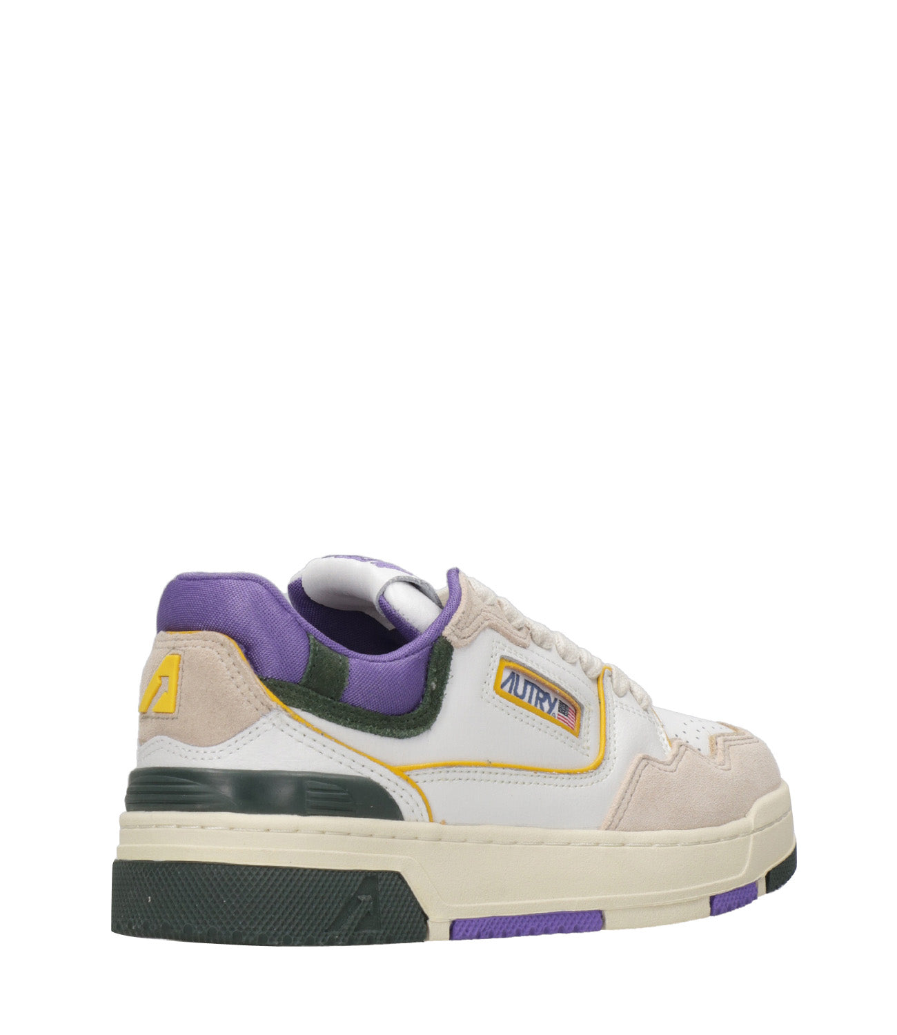 Autry | Sneakers CLC Low White, Green and Purple