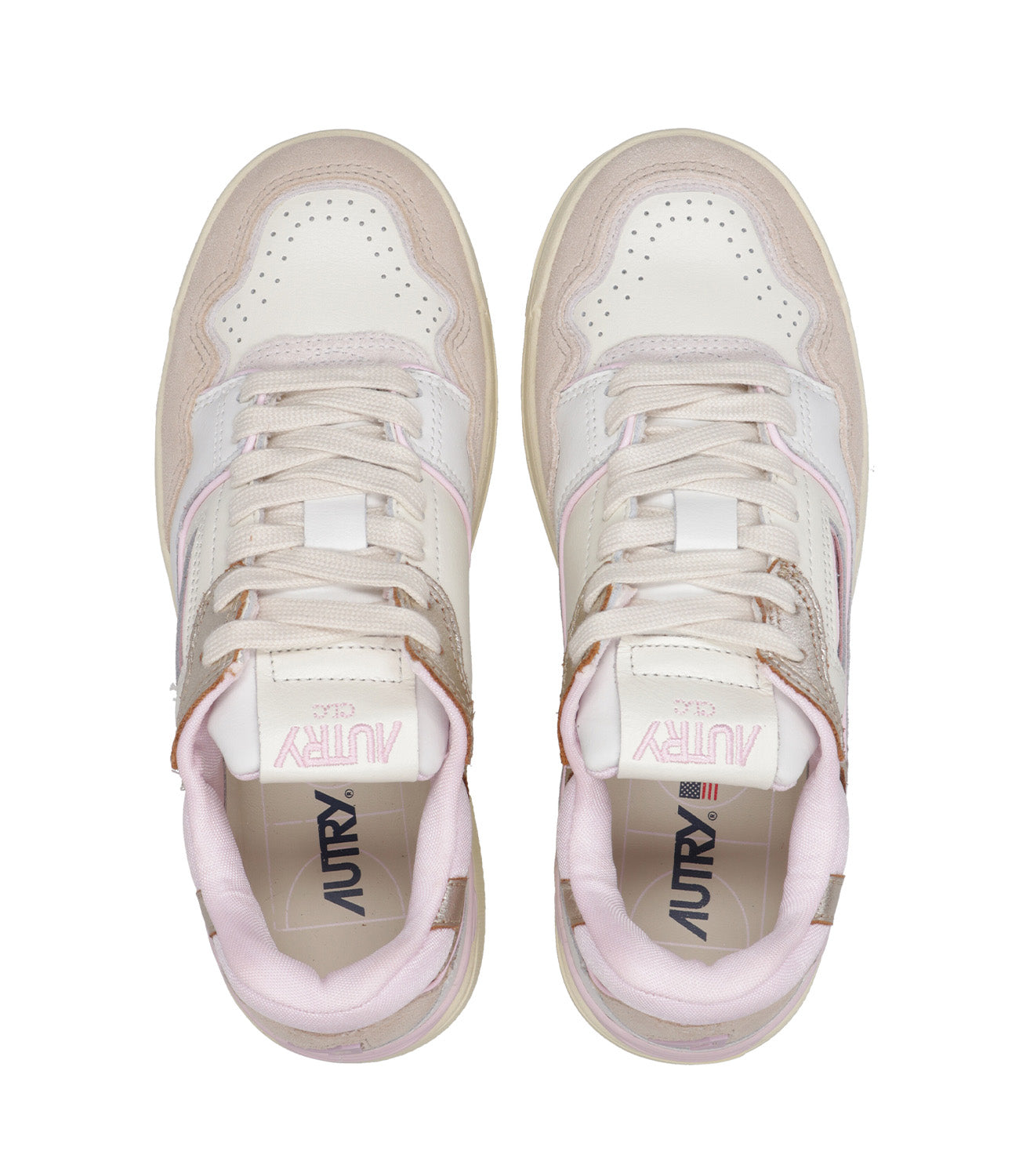 Autry | Sneakers Clc Bianco e Rosa