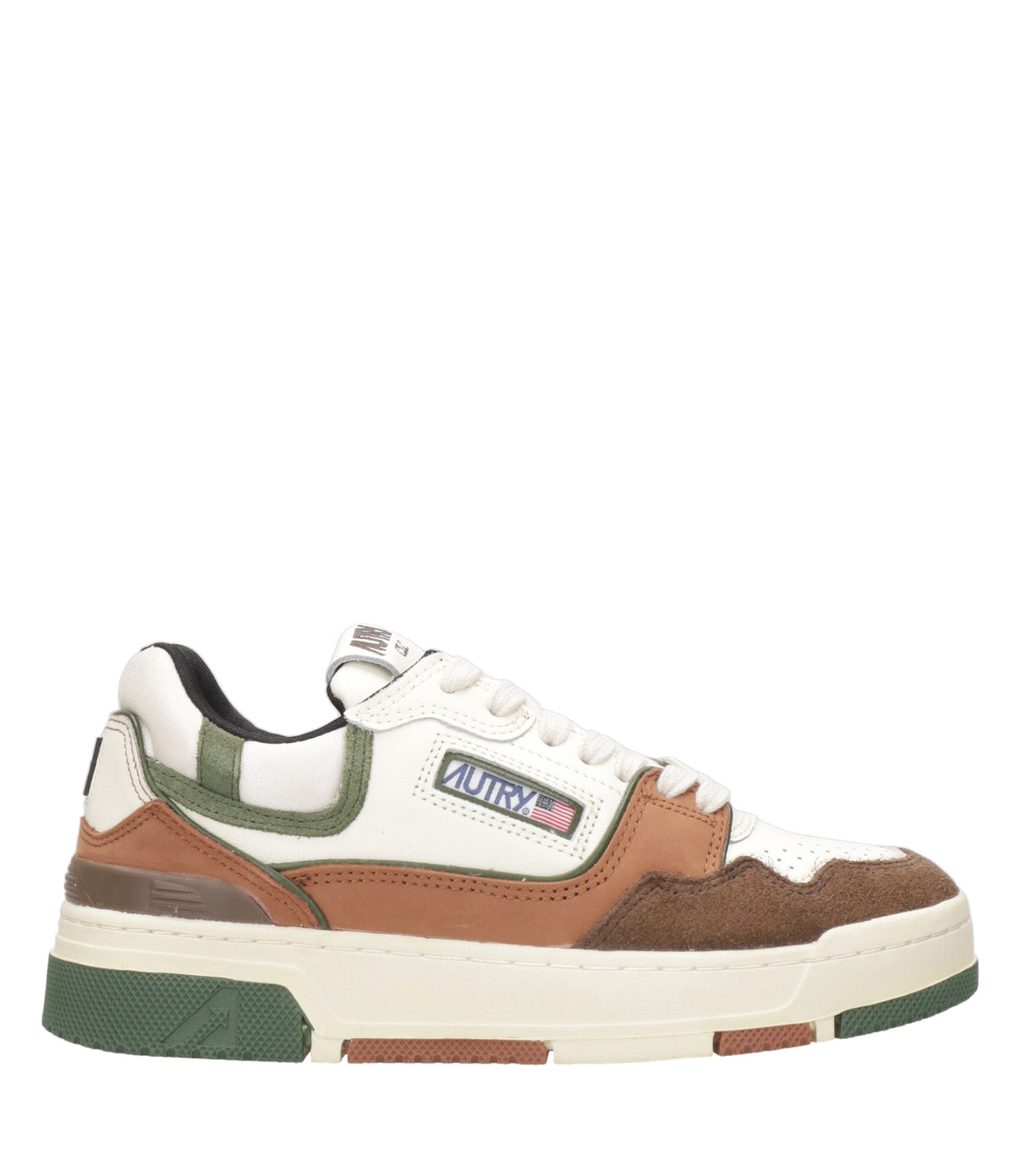 Autry | Sneakers CLC Low Woman Ebony and Military Green