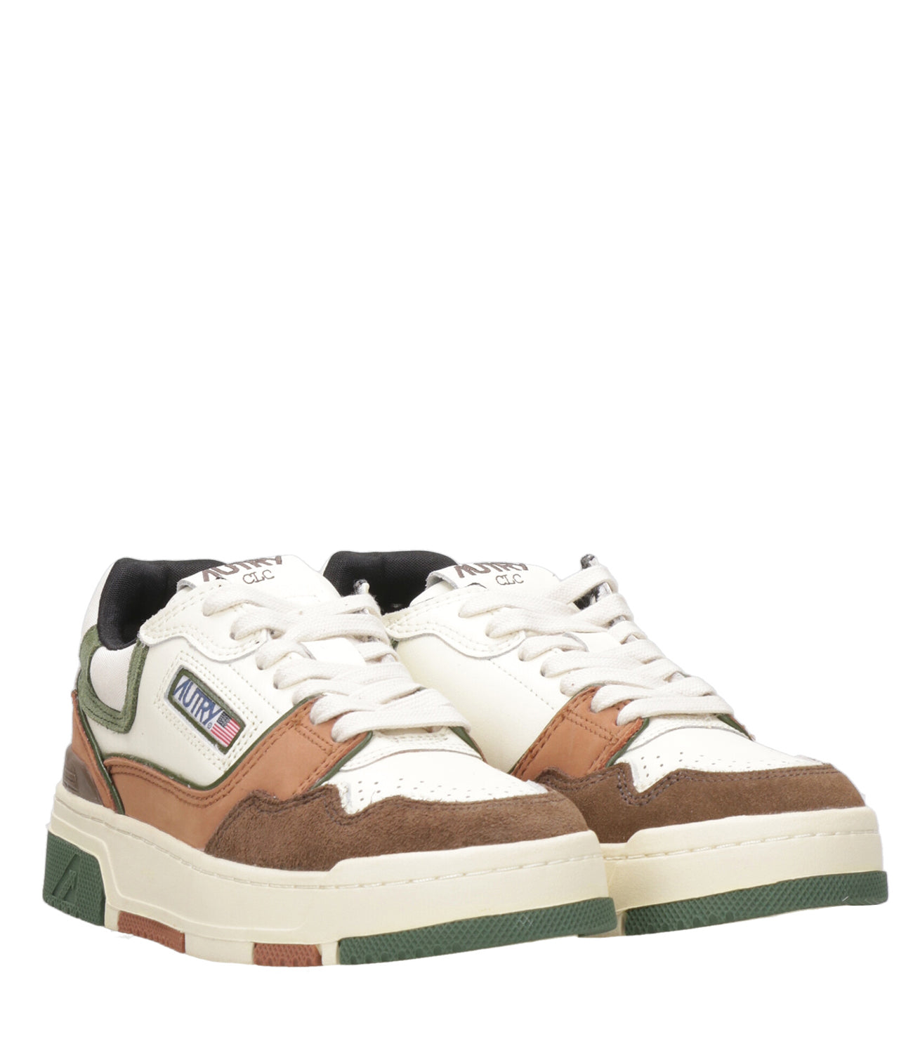 Autry | Sneakers CLC Low Woman Ebony and Military Green