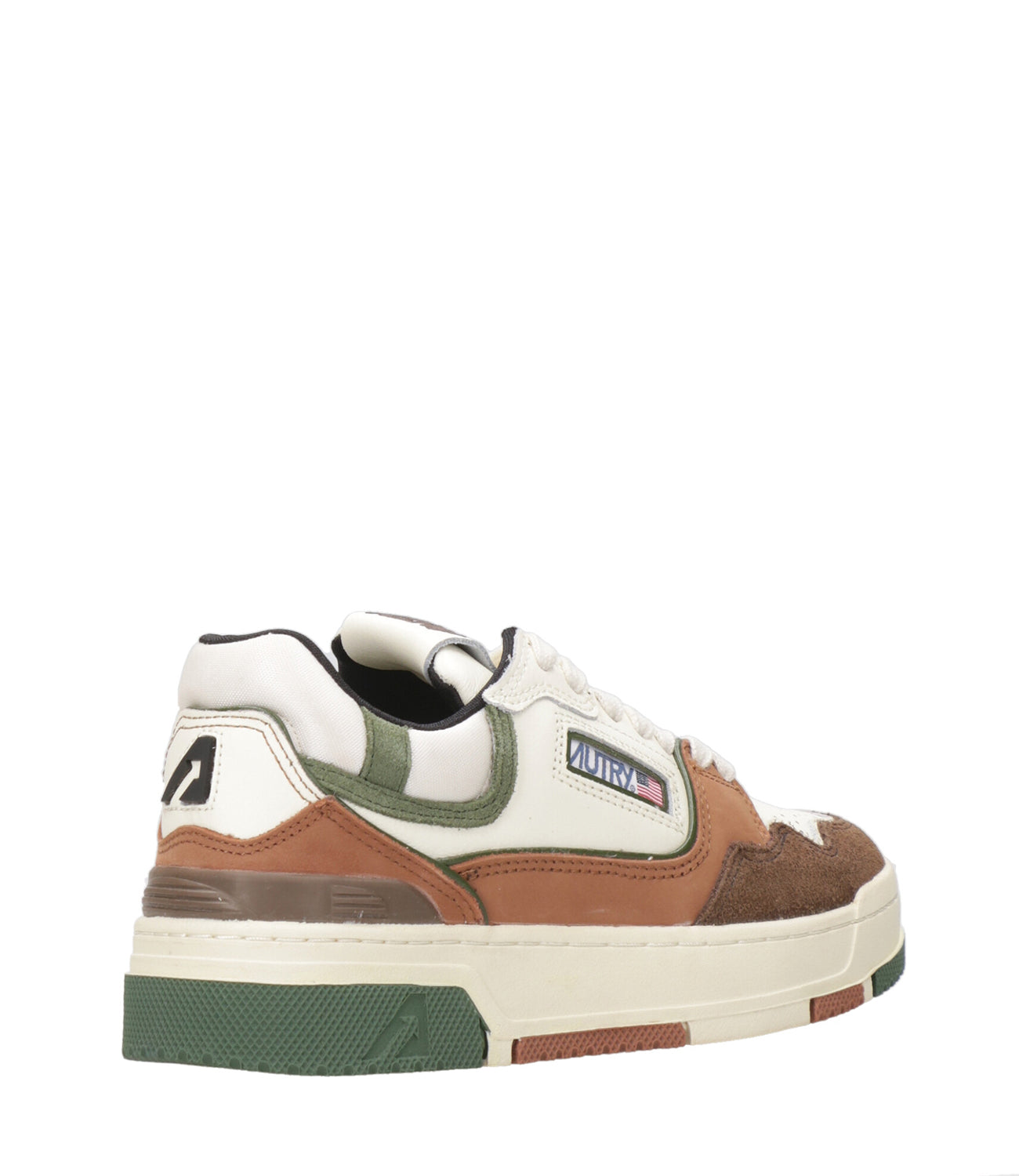 Autry | Sneakers CLC Low Woman Ebony e Verde militare