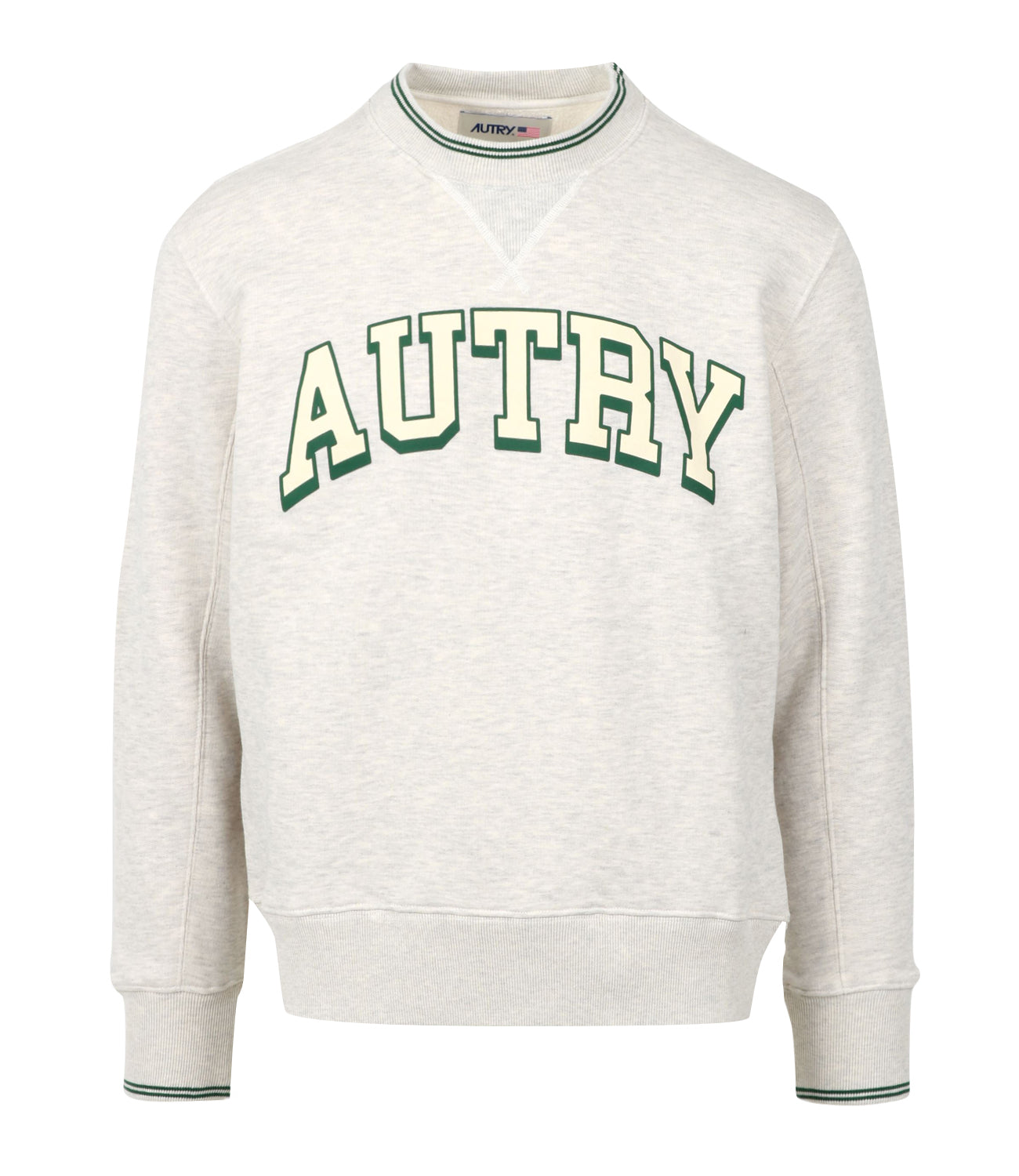 Sweater White+Green