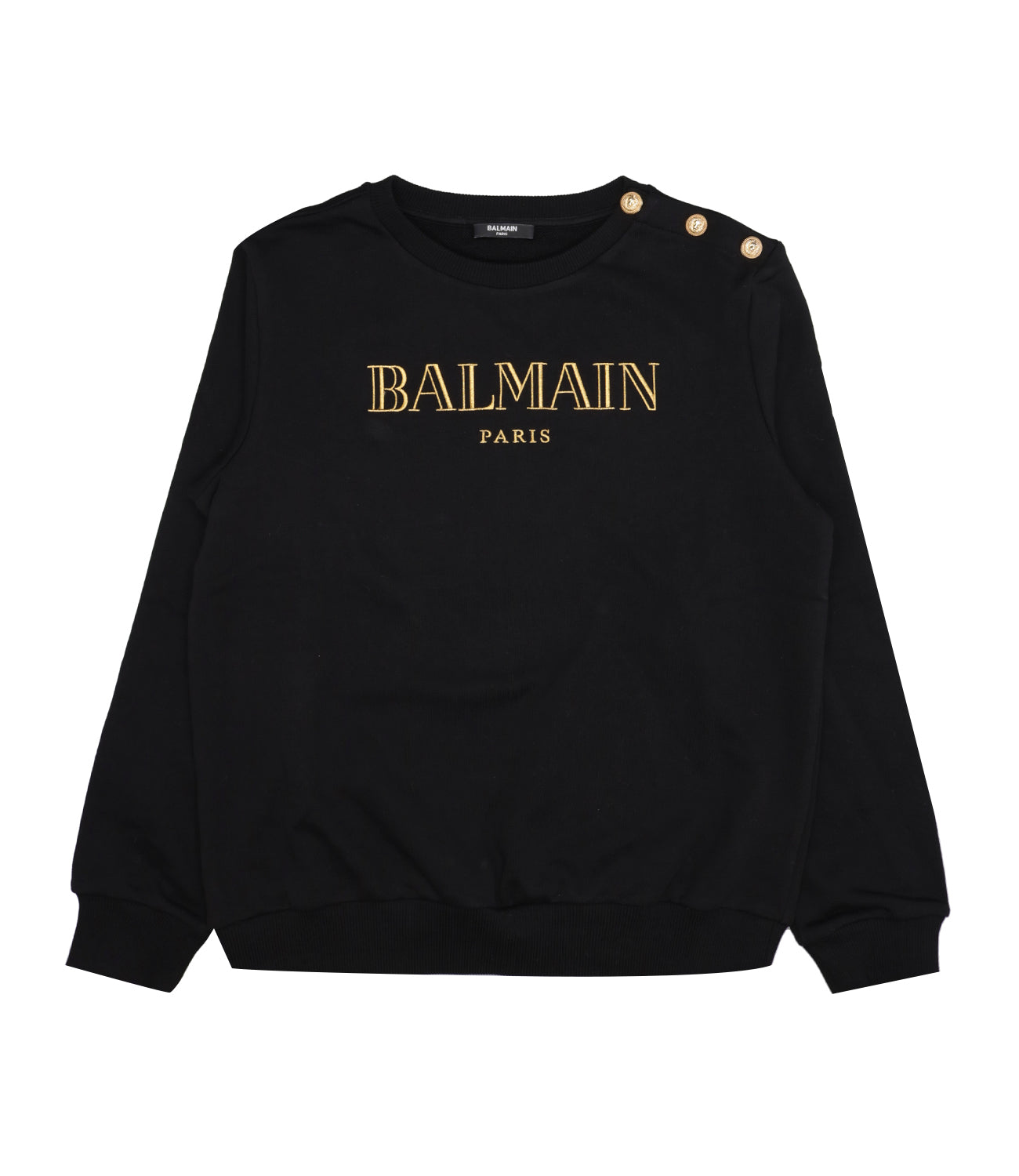 Balmain Kids | Black and Gold Sweatshirt