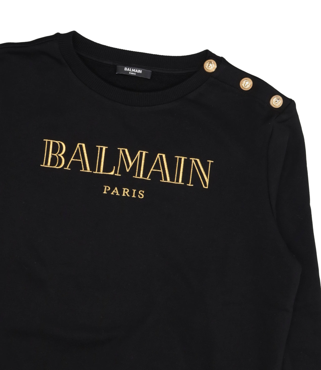 Balmain Kids | Black and Gold Sweatshirt