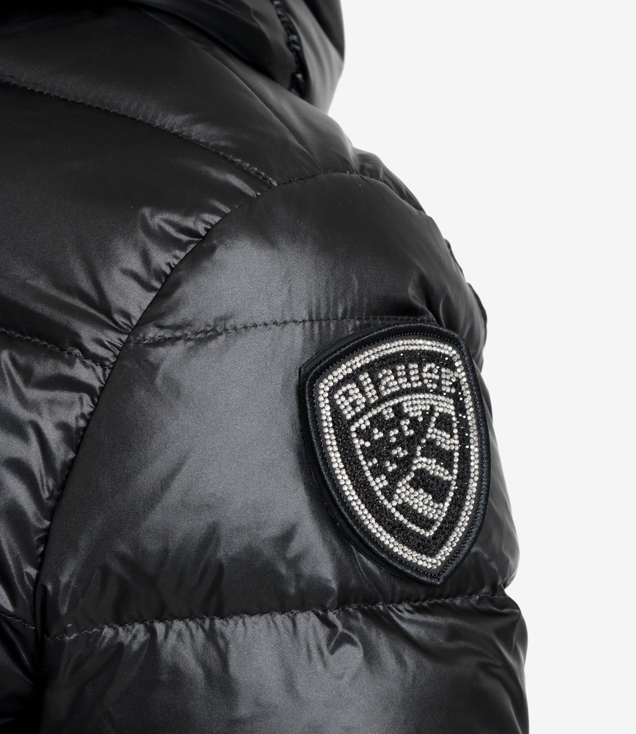 Blauer | Charme Black and Red Down Jacket