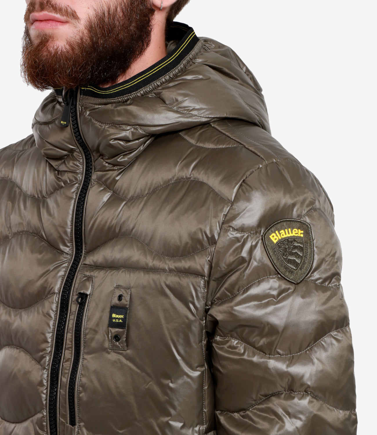 Blauer | Wave Down Jacket Green Brown