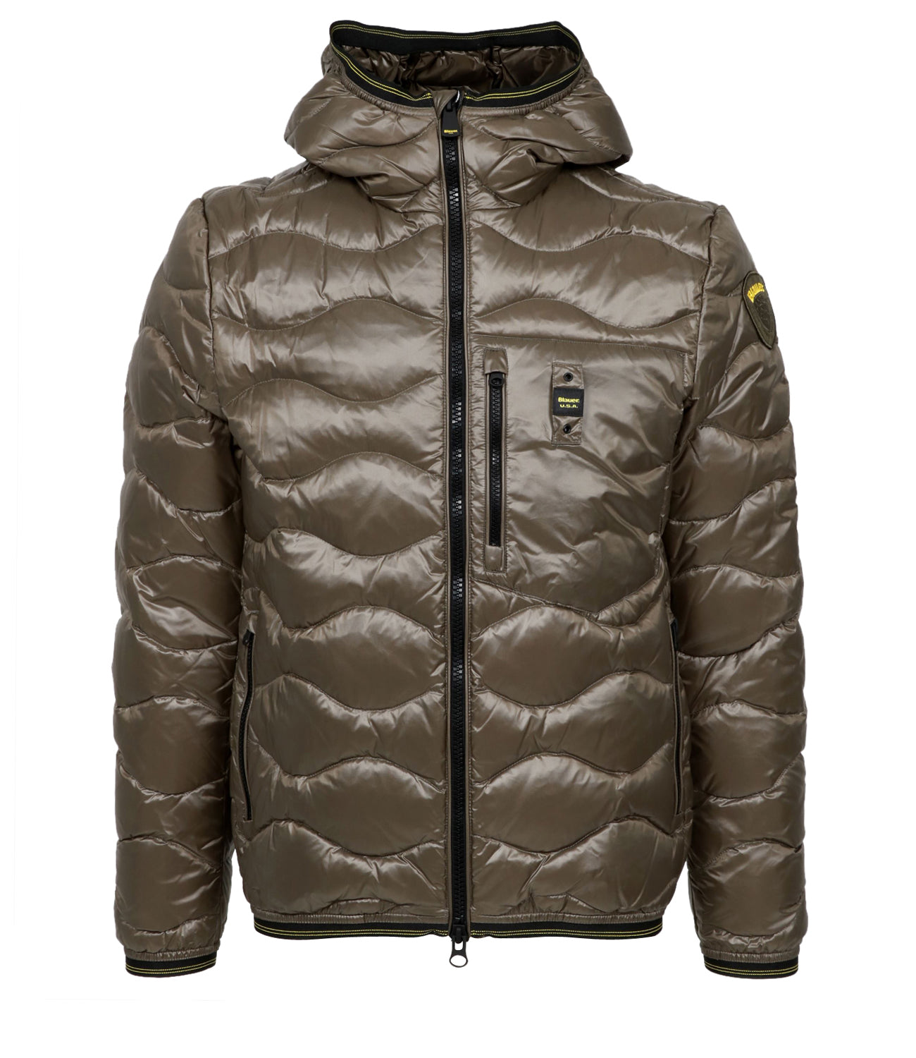 Blauer | Piumino Wave Verde marrone