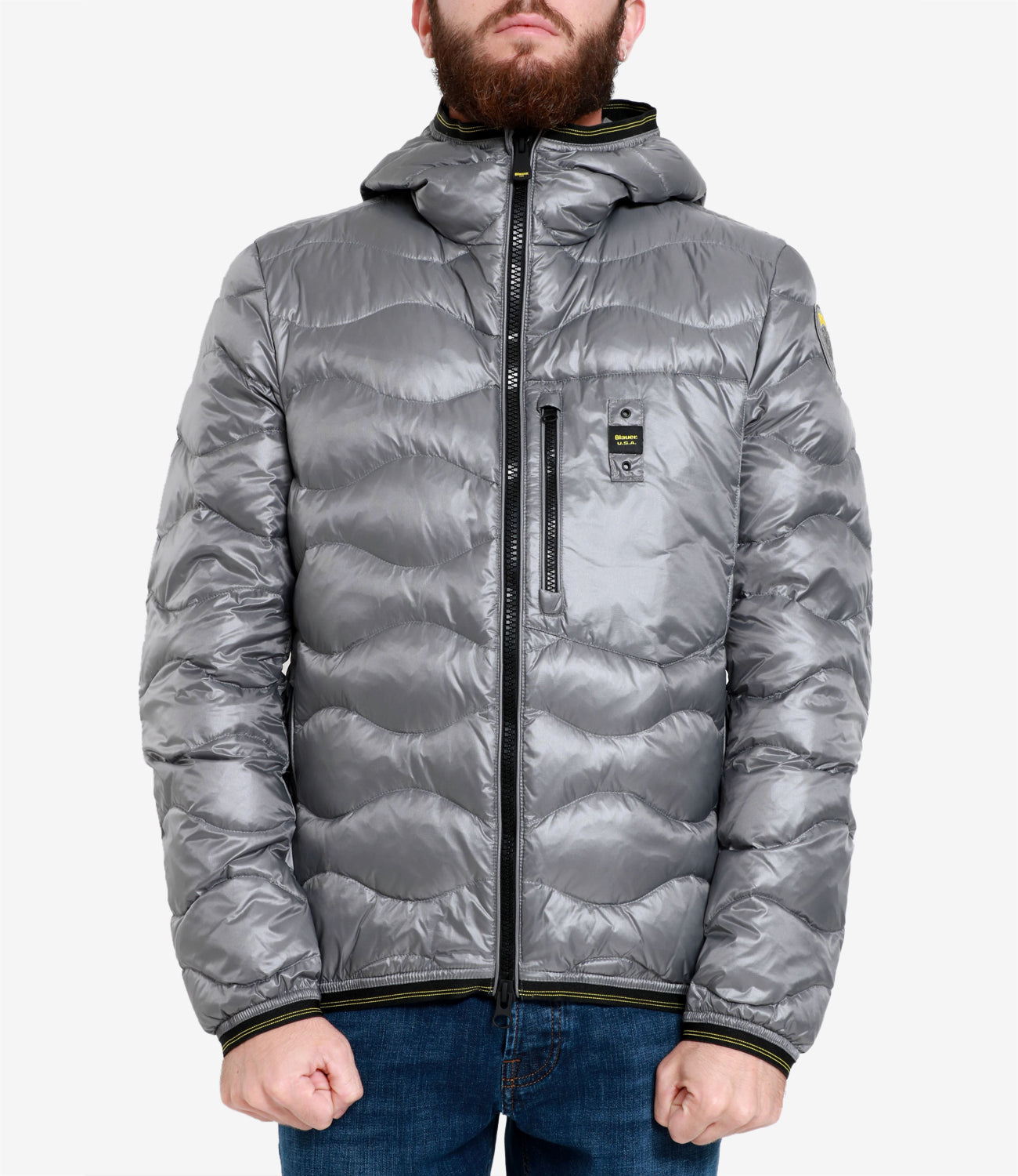 Blauer | Piumino Wave Grigio