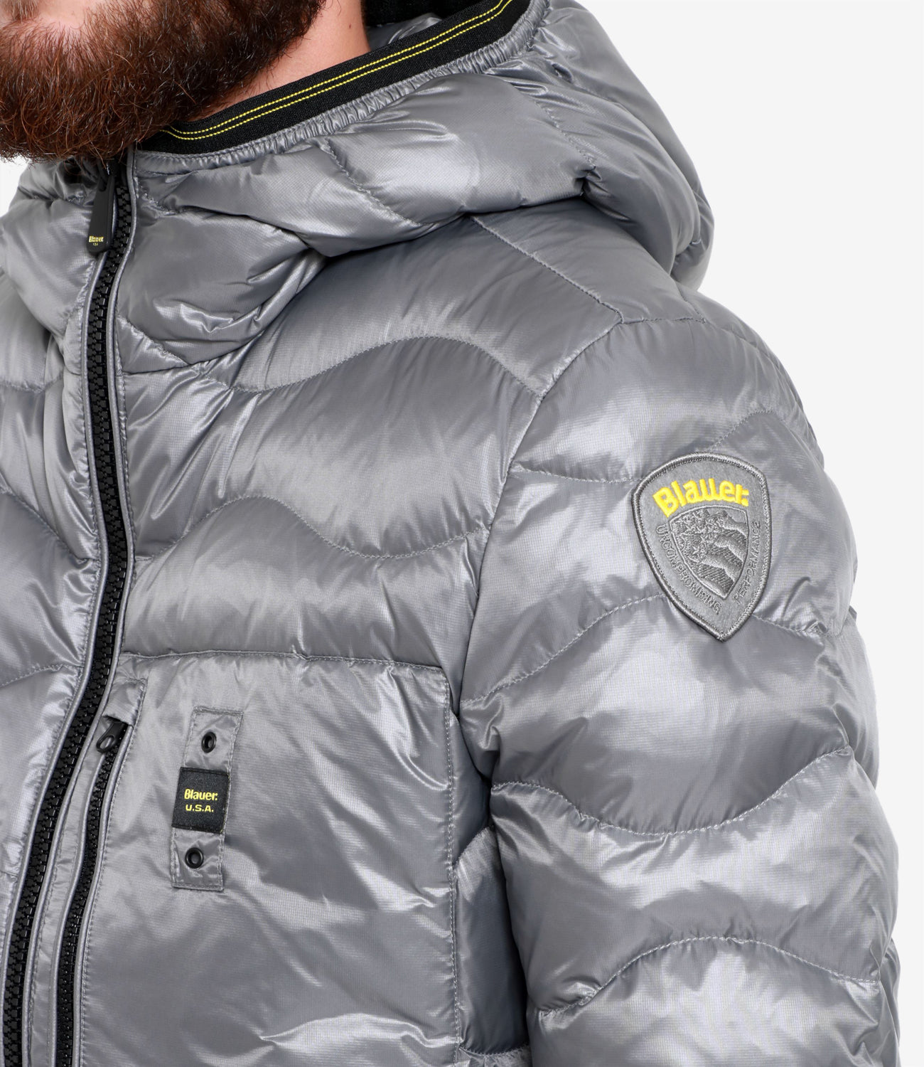 Blauer | Piumino Wave Grigio