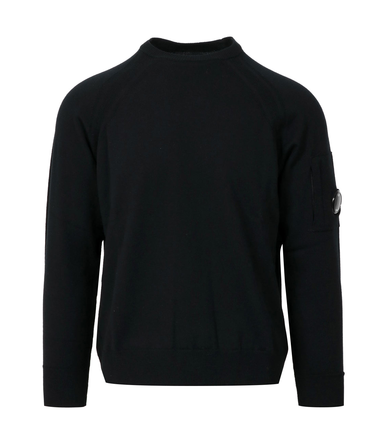 C.P. Company | Maglia Lambswool GRS Crew Neck Knit Nera