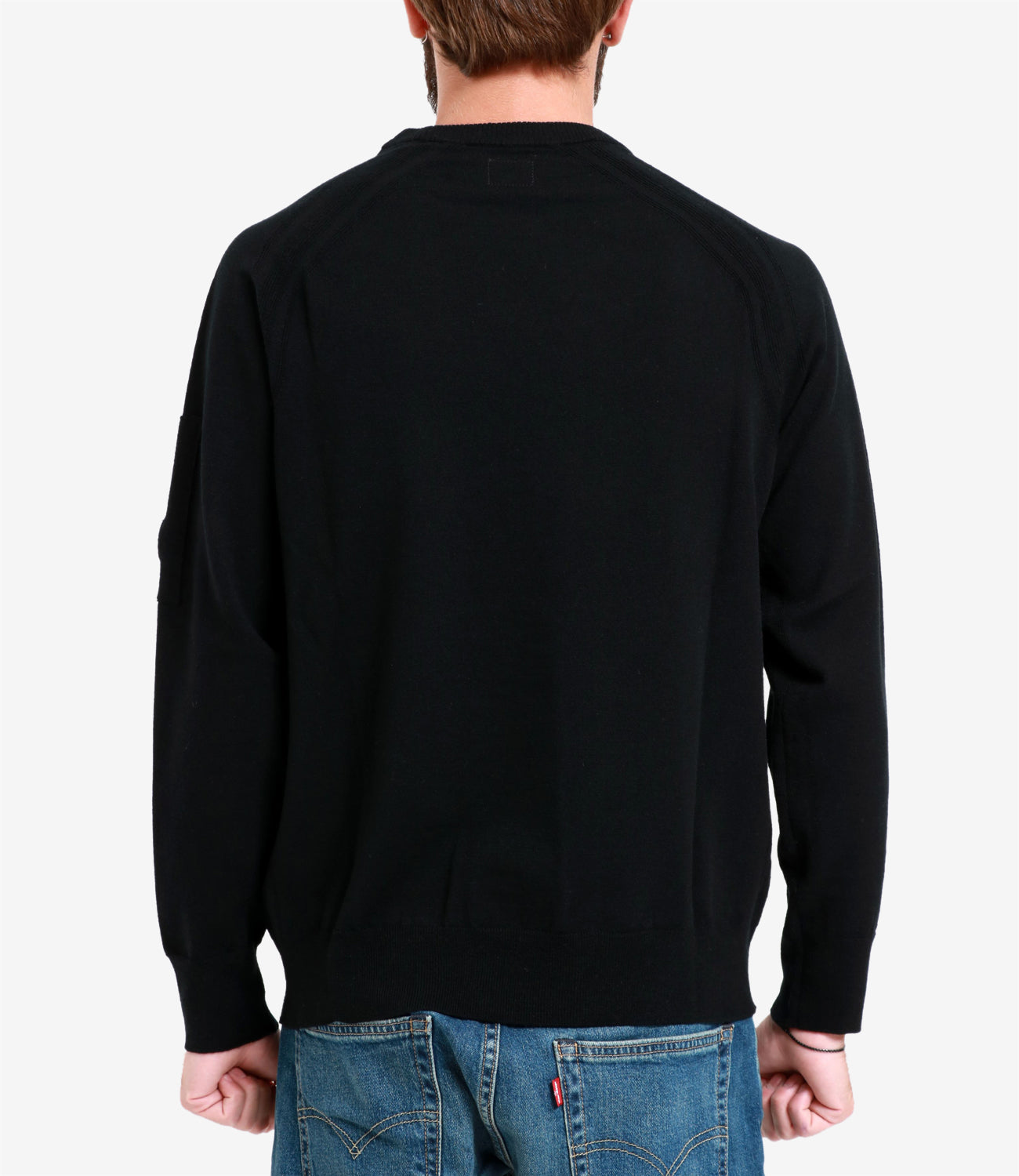 C.P. Company | Maglia Lambswool GRS Crew Neck Knit Nera