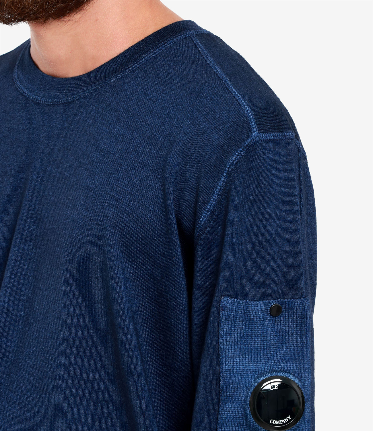 C.P. Company | Sweater Fast Dyed Blue Open