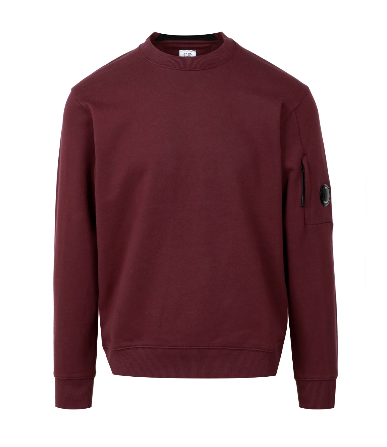 C.P. Company | Felpa Diagonal Raised Fleece Bordeaux