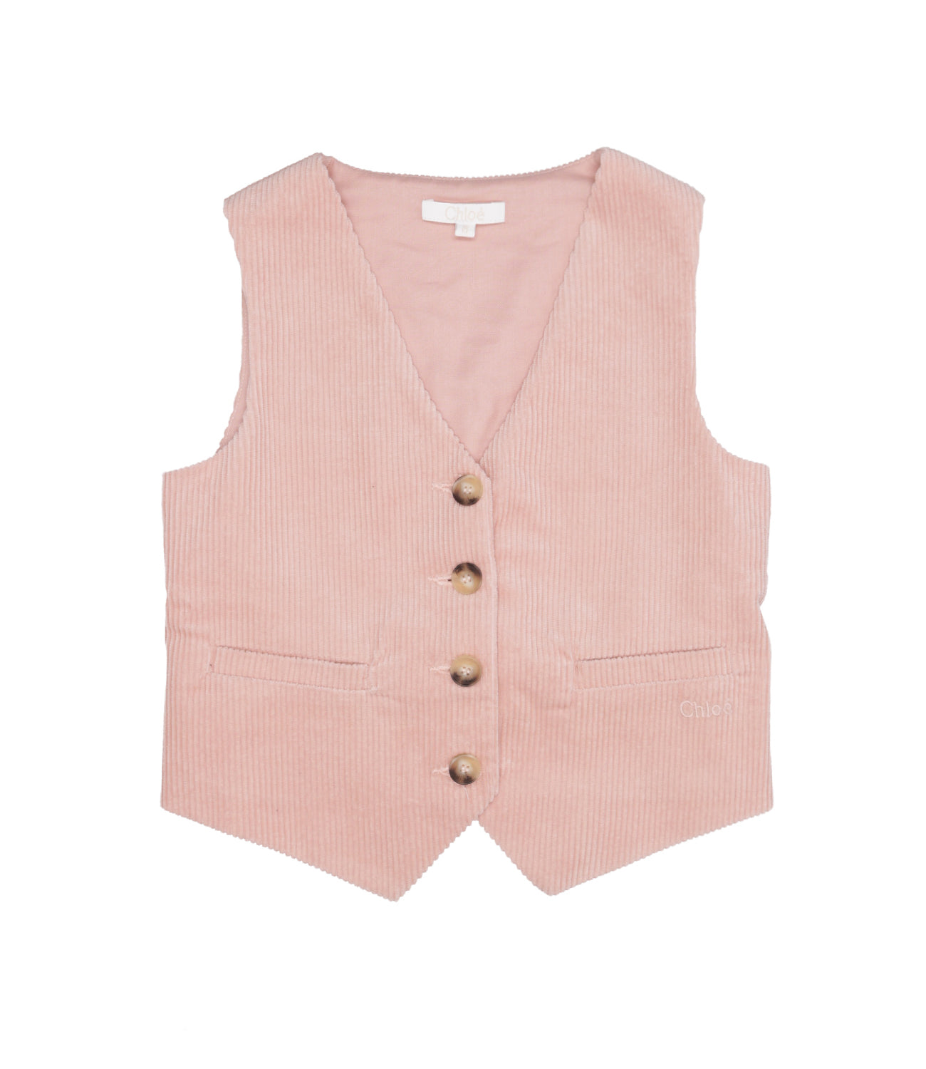 Chloè Kids | Gilet Spirales D3 Rosa pallido