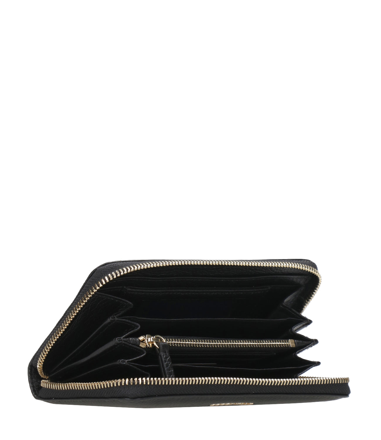 Coccinelle | Metallic soft wallet Black