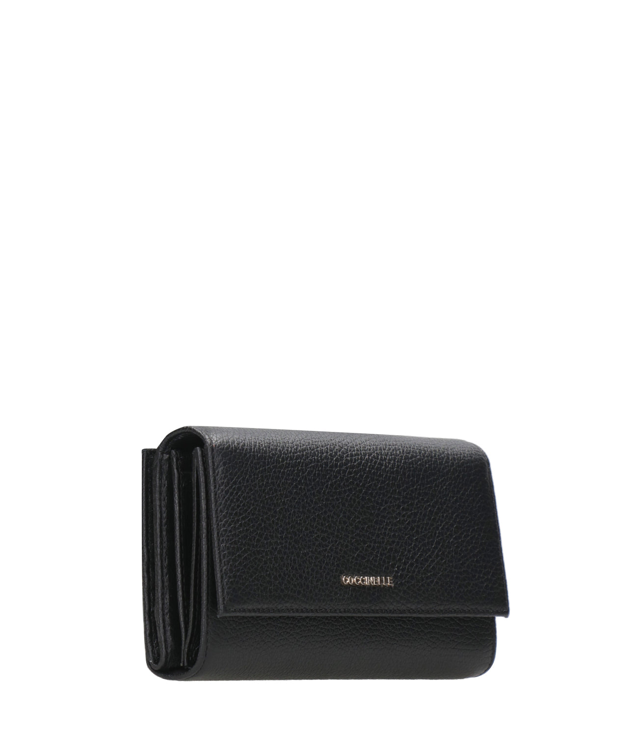 Coccinelle | Metallic soft wallet Black