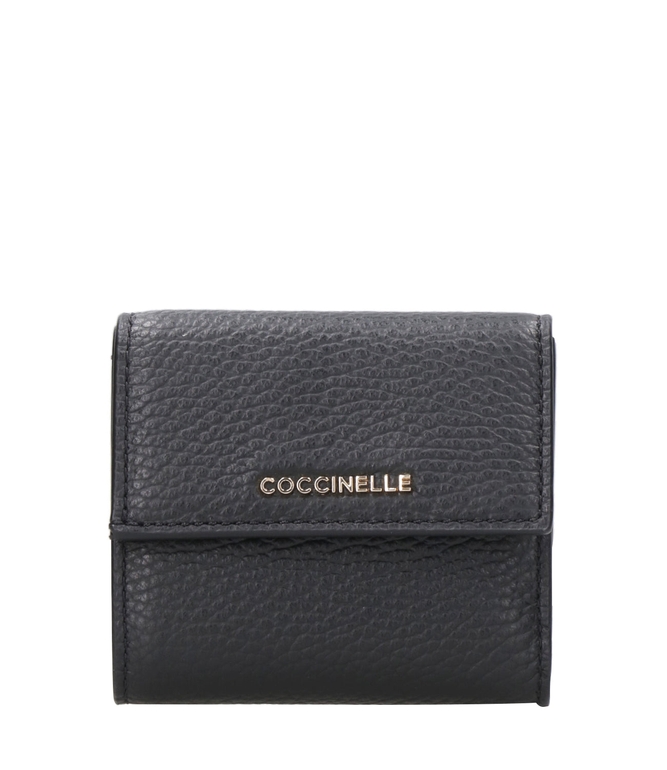 Coccinelle | Metallic soft wallet Black