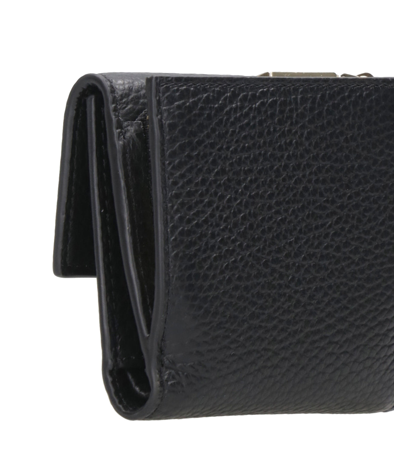 Coccinelle | Metallic soft wallet Black