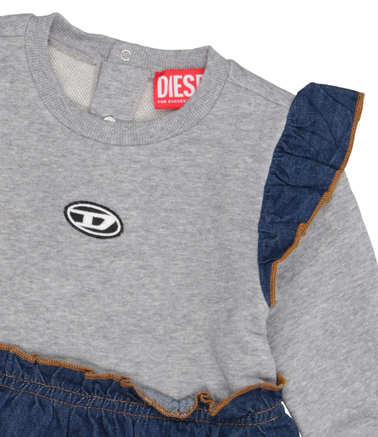 Diesel Kids | Abito Dimbob Grigio e Denim