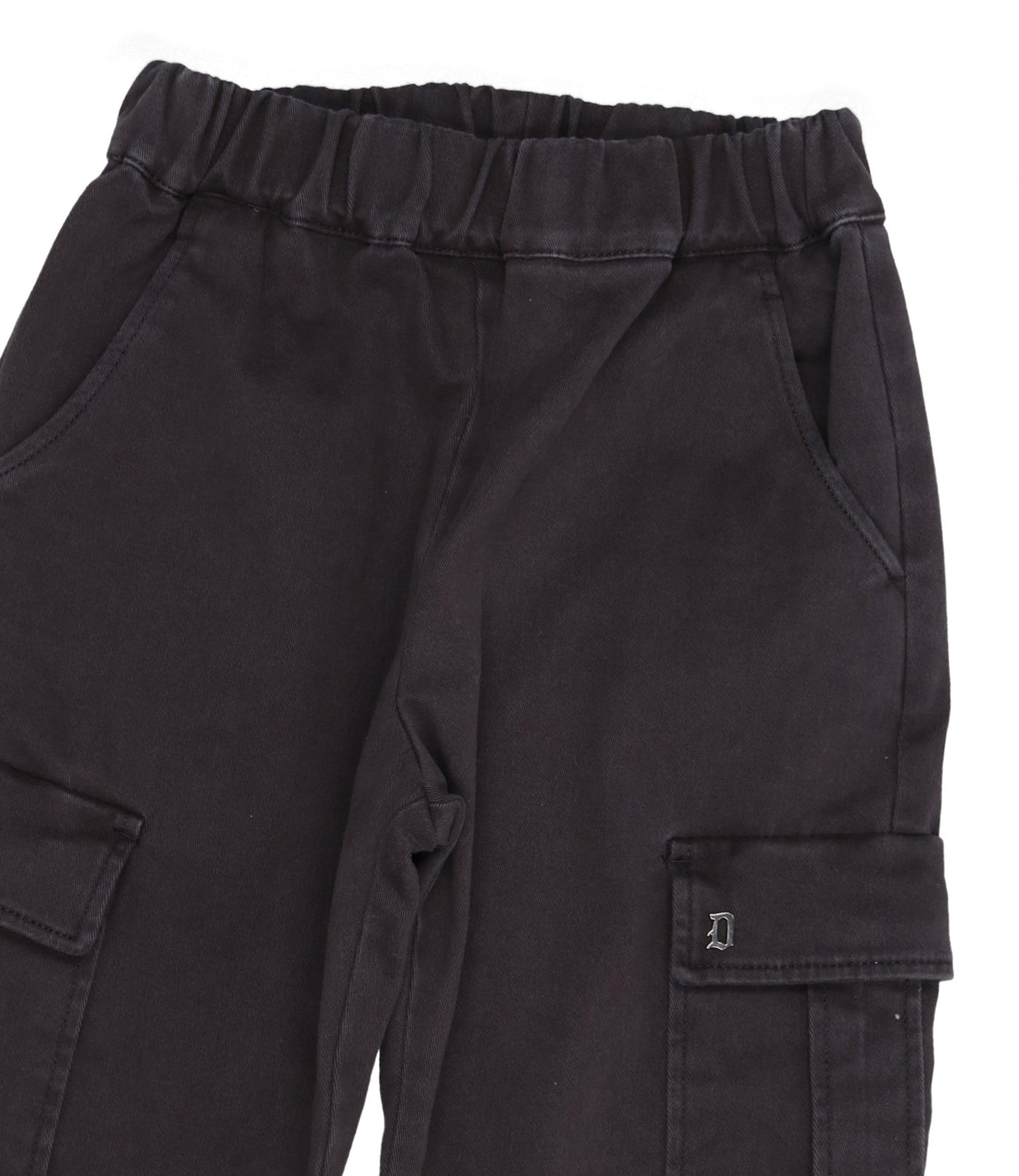 Dondup Kids | Pantalone Cargo Nero