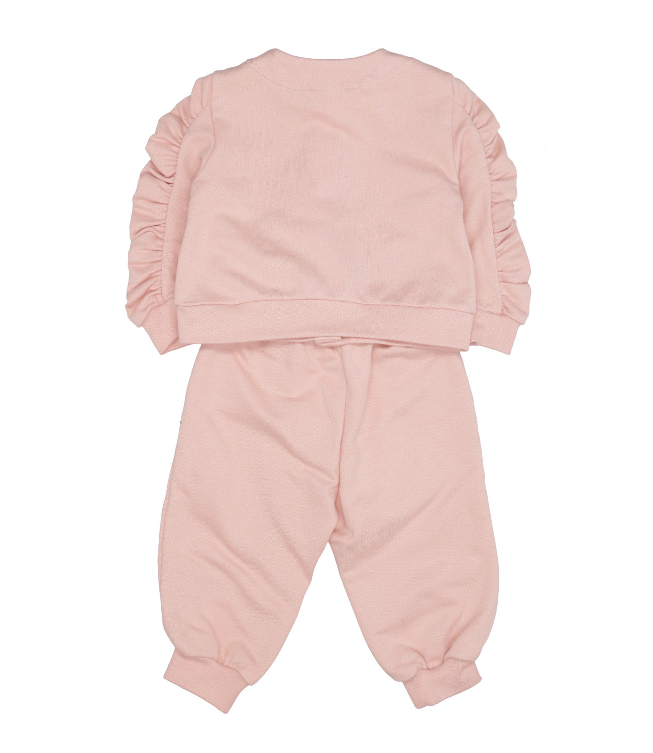 Elisabetta Franchi La Mia Bambina | Pink Sweater and Pant Set