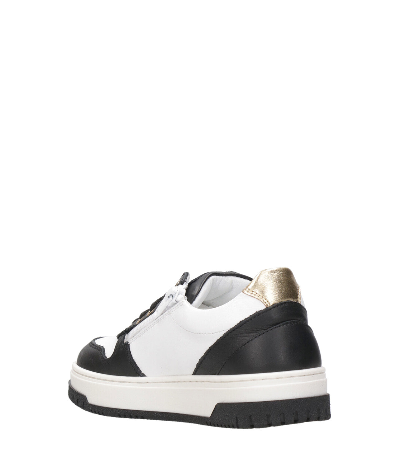 Elisabetta Franchi La Mia Bambina | Sneakers Black White and Gold