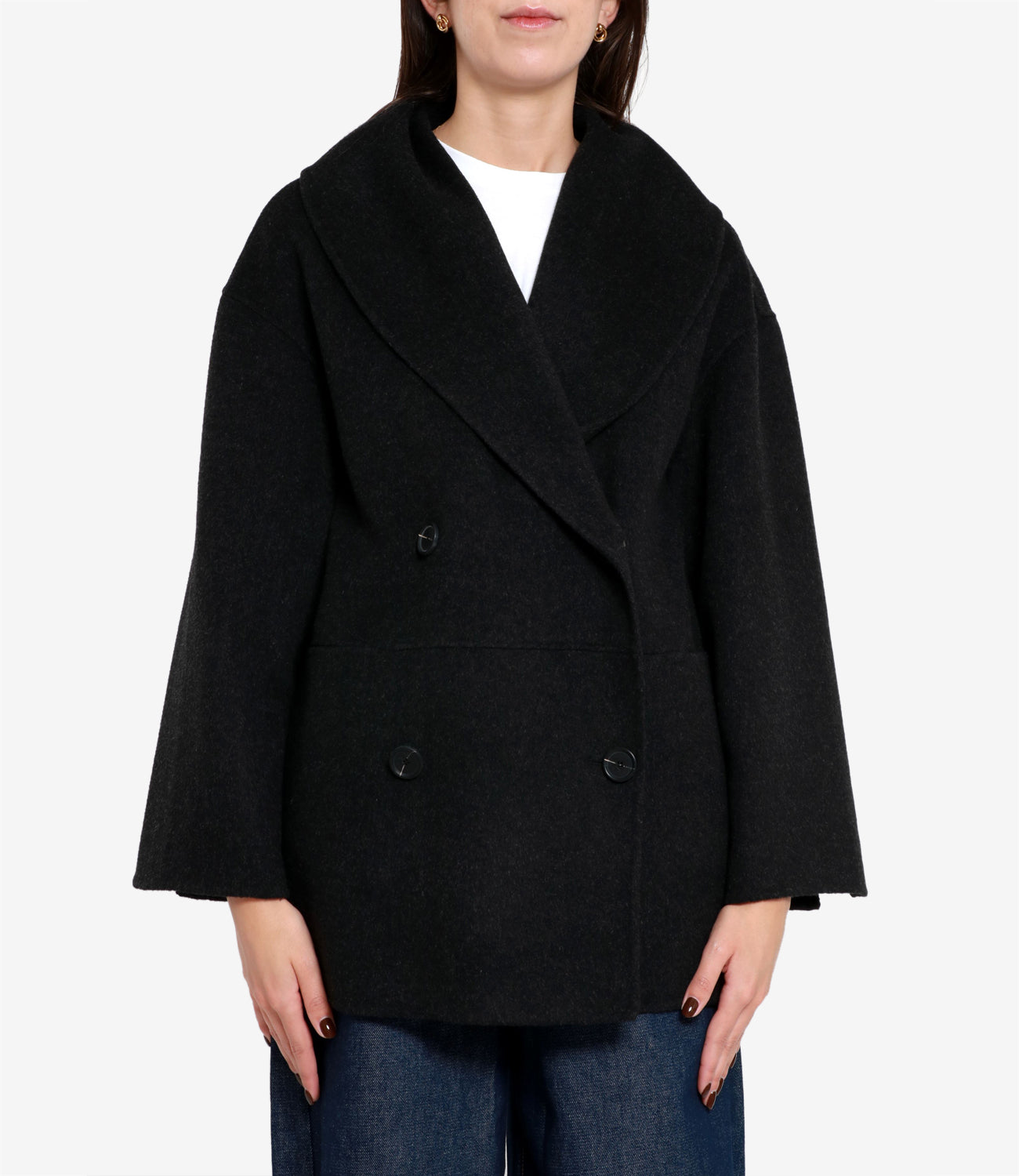 Erika Cavallini | Isabella Anthracite Coat