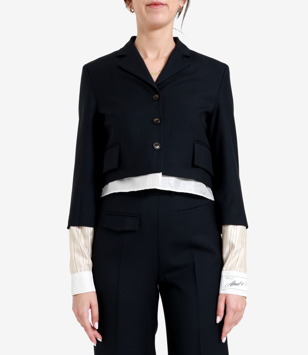 Erika Cavallini | Midnight Blue Flame Jacket