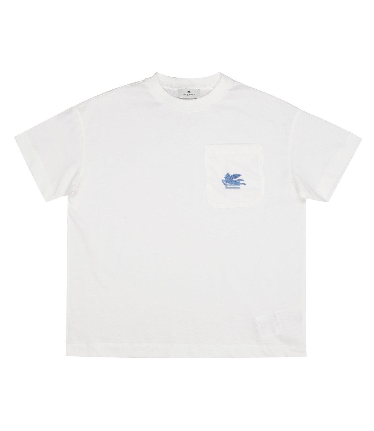 Etro Kids | T-Shirt Bianco e Azzurro