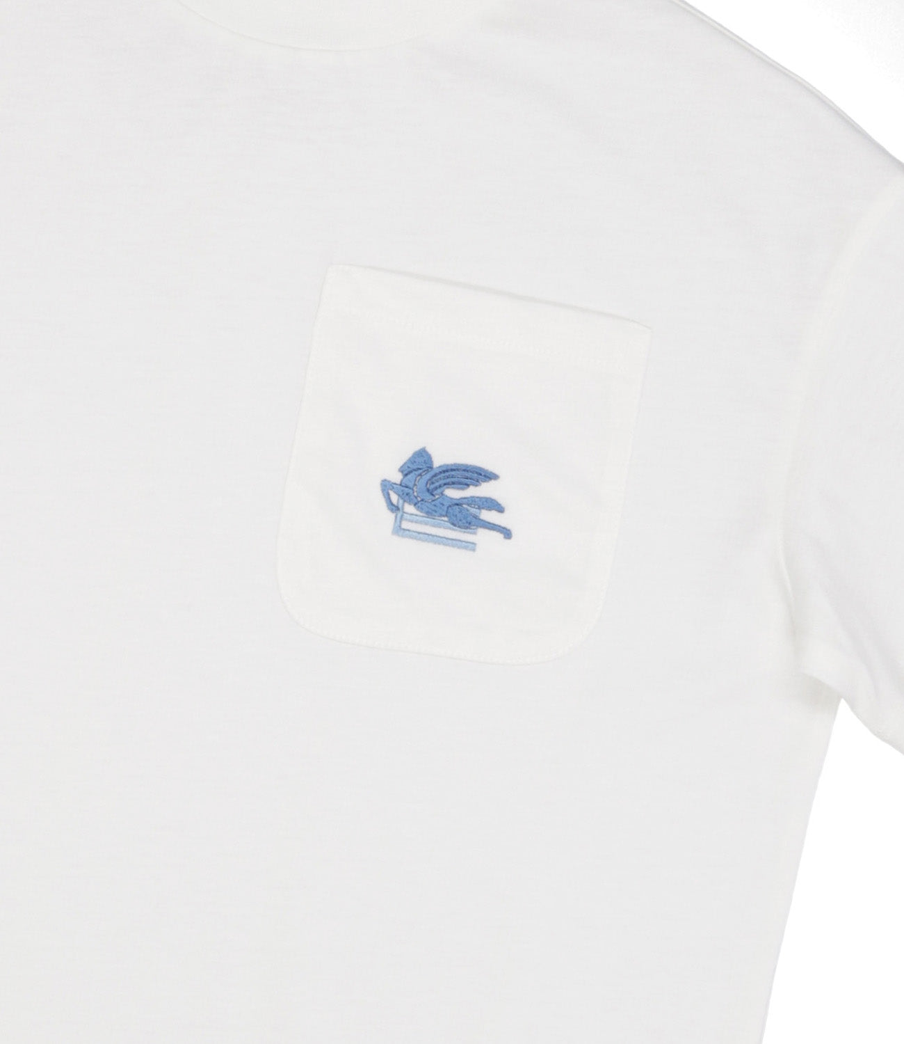 Etro Kids | T-Shirt Bianco e Azzurro