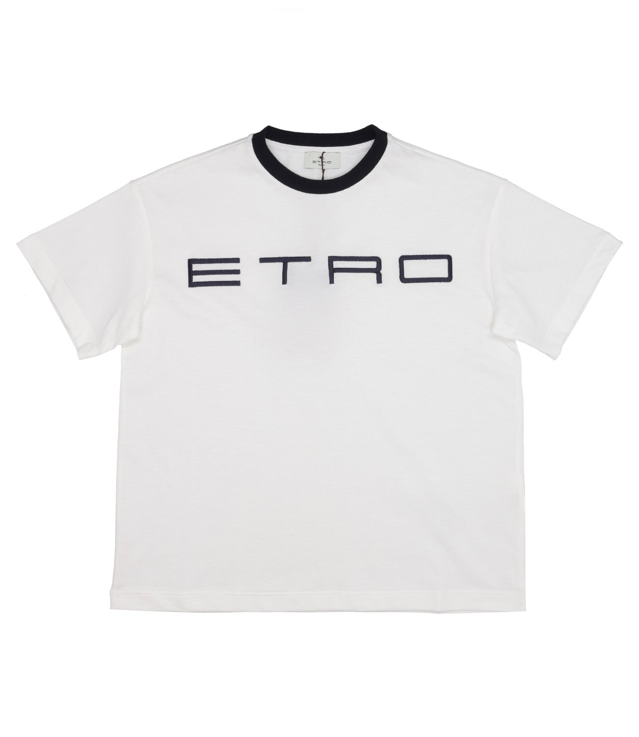 Etro Kids | White and Blue T-Shirt