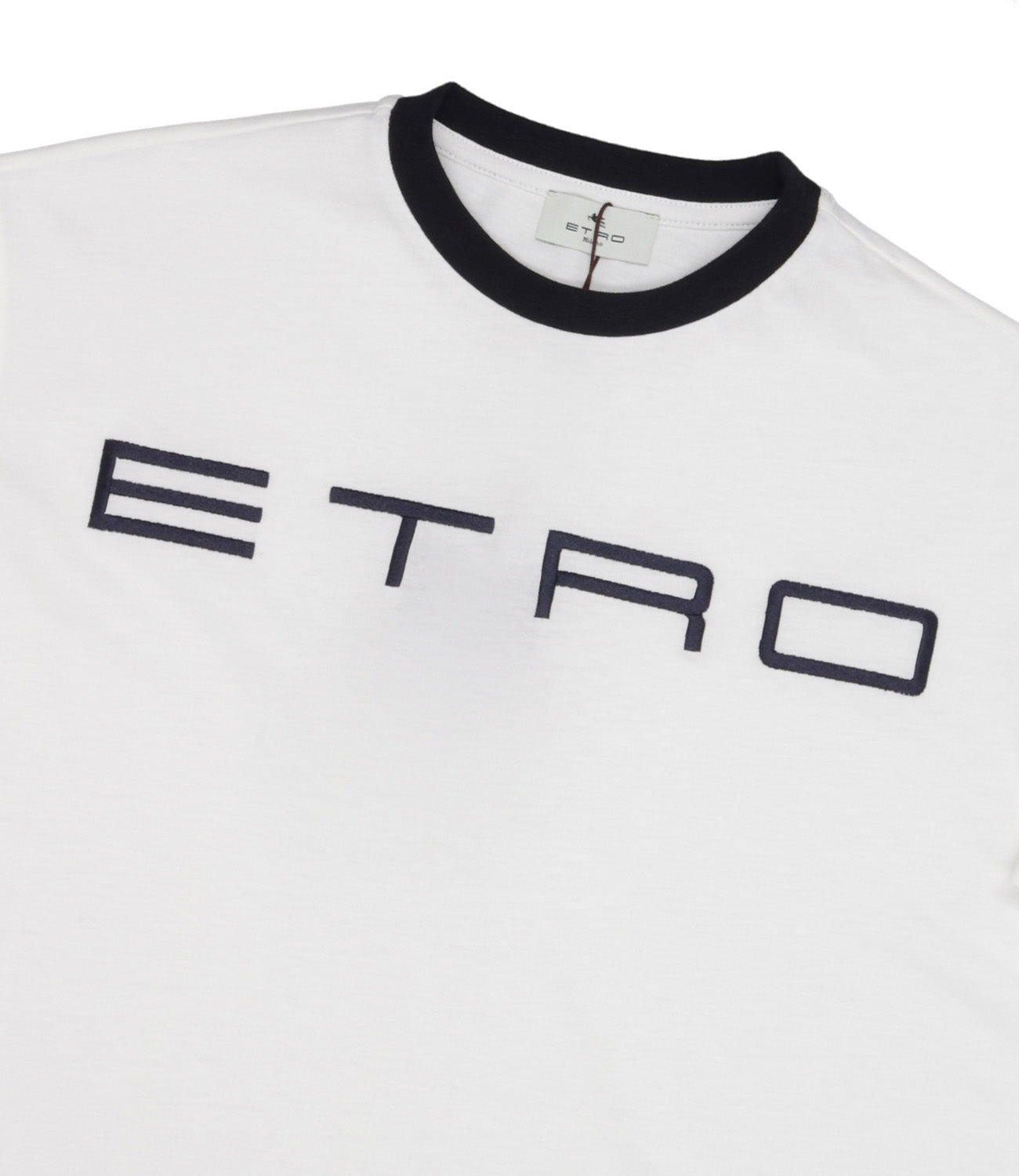 Etro Kids | White and Blue T-Shirt