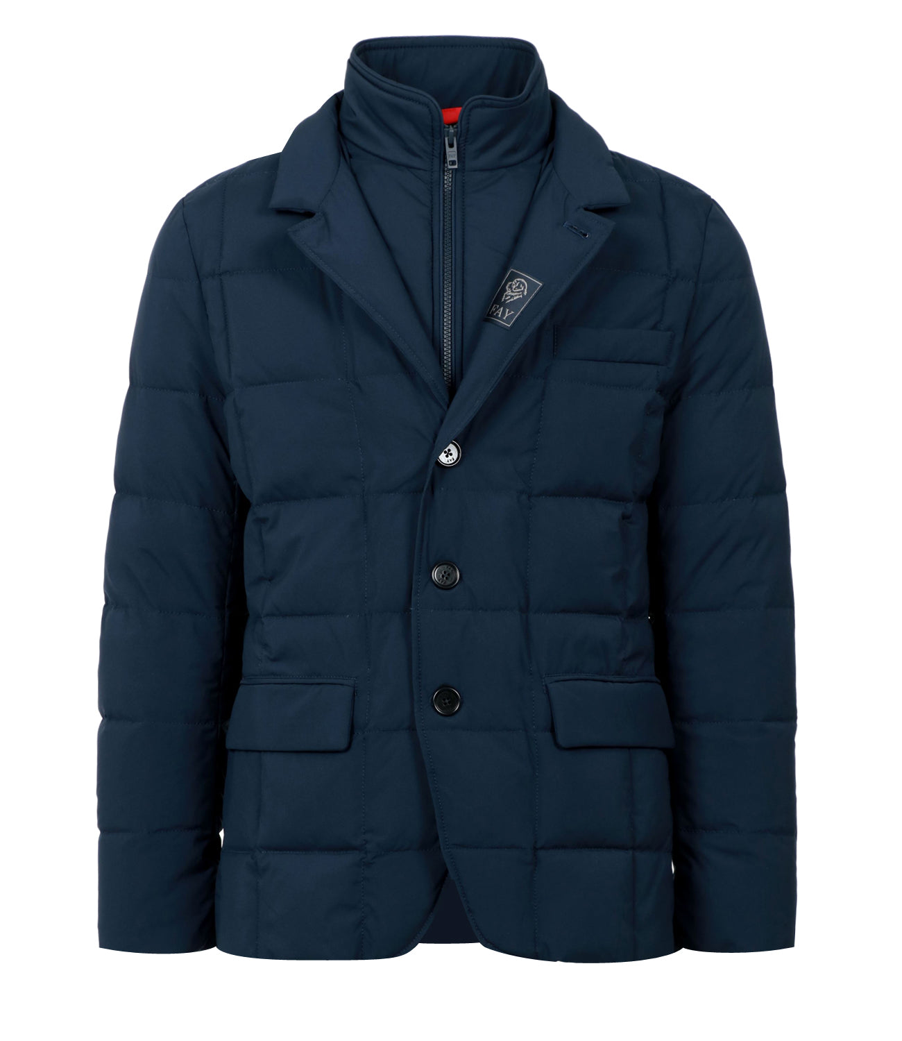 Fay | Double Front Jacket Navy Blue