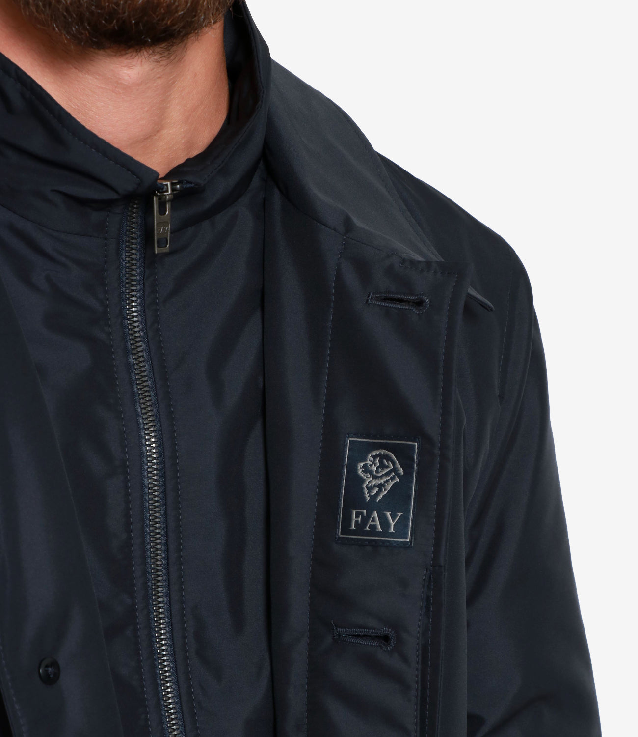 Fay | Morning Coat Jacket Navy Blue