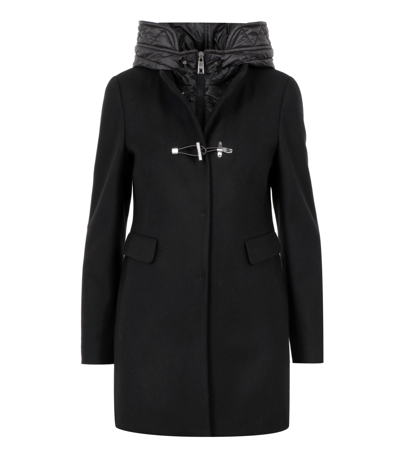 Fay | Cappotto Toggle Coat Db Front Nero