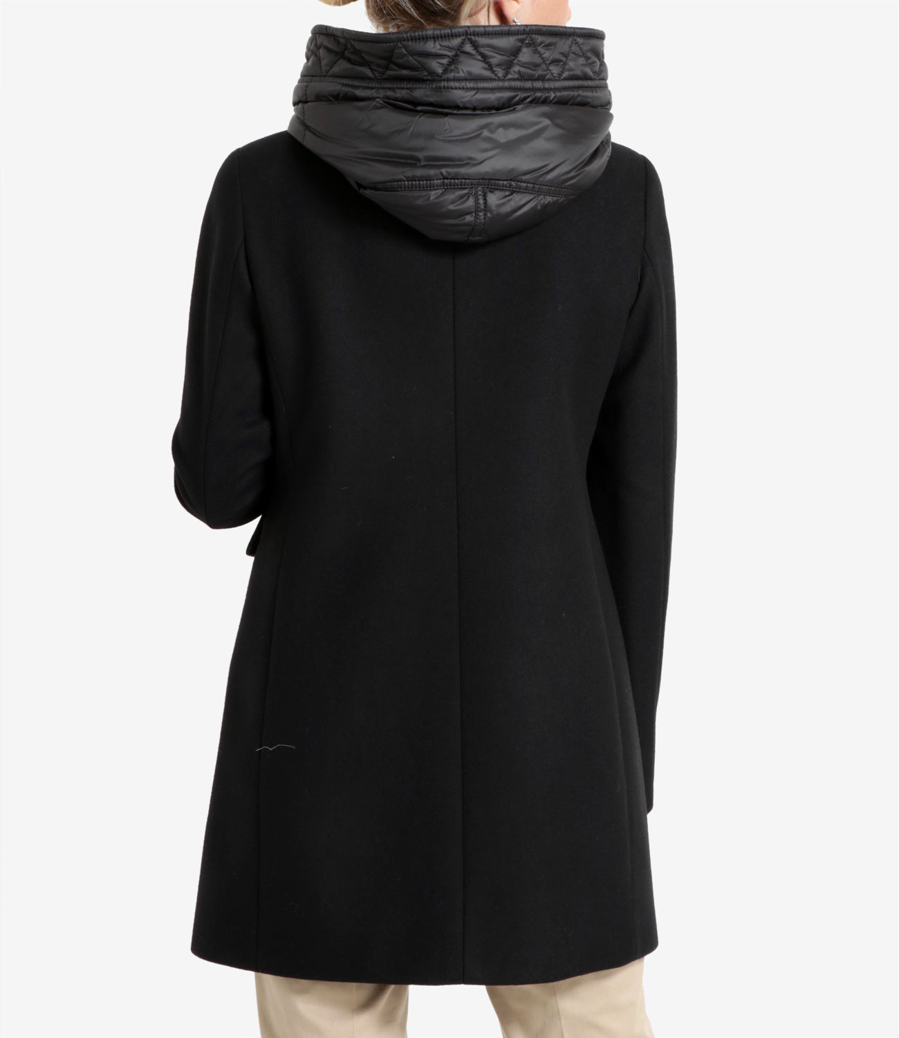 Fay | Toggle Coat Db Front Black