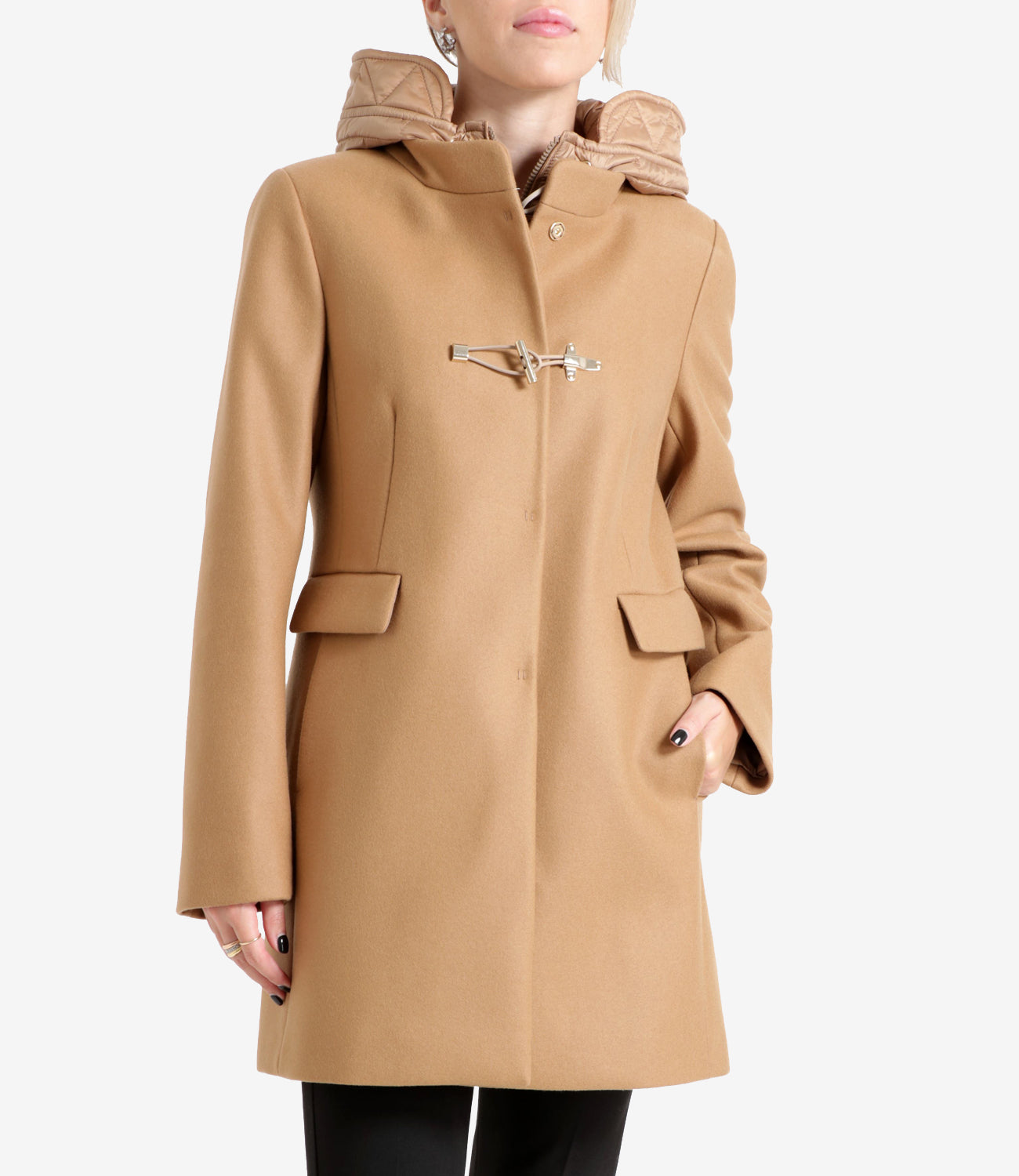 Fay | Toggle Coat Db Front Camel