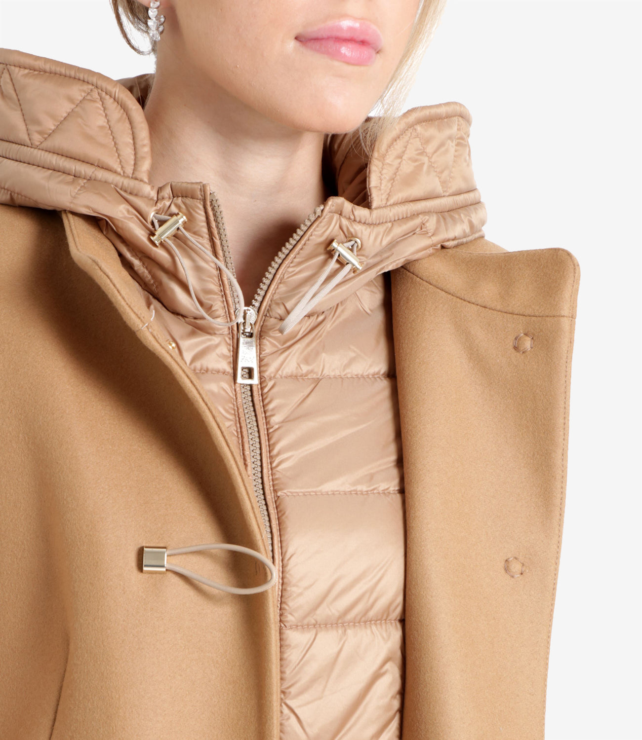 Fay | Toggle Coat Db Front Camel