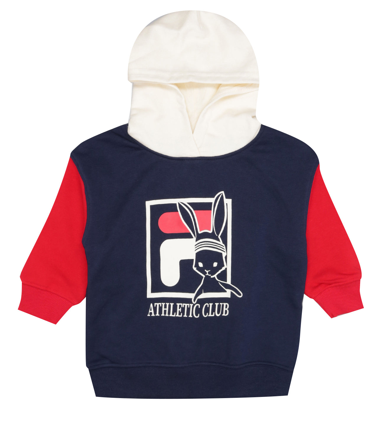 Fila Kids | Felpa Blu Navy Rosso e Bianco