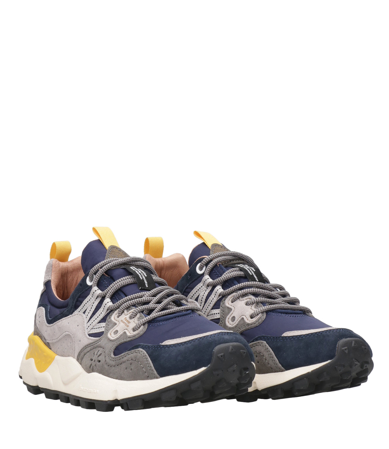 Flower Mountain | Sneakers Yamano 3 Uomo Blu Giallo e Grigio