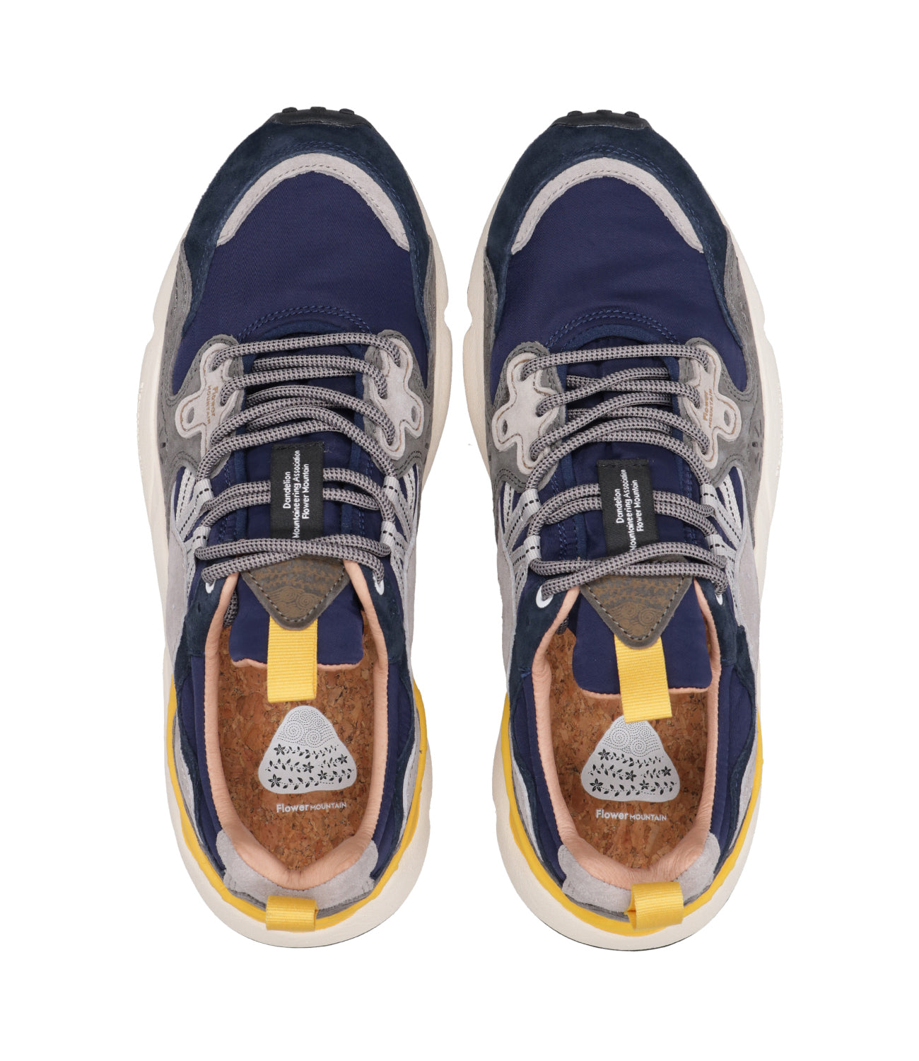 Flower Mountain | Sneakers Yamano 3 Uomo Blu Giallo e Grigio