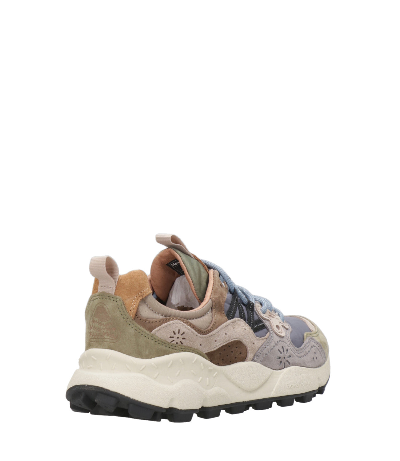 Flower Mountain | Men's Yamano 3 Sneakers Military Green Grey and Brown