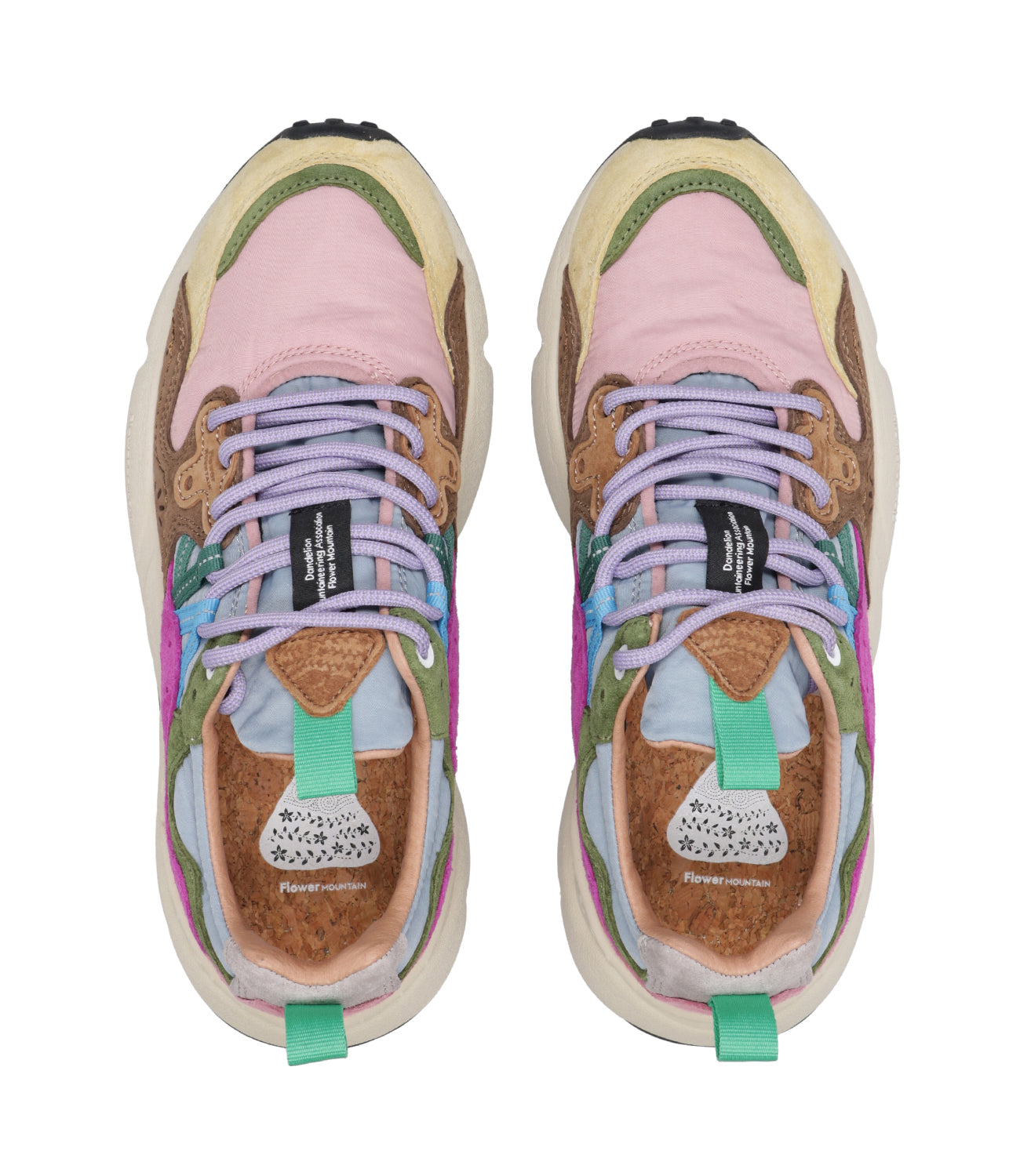 Flower Mountain | Sneakers Yamano 3 Women's Cream Pink and Brown