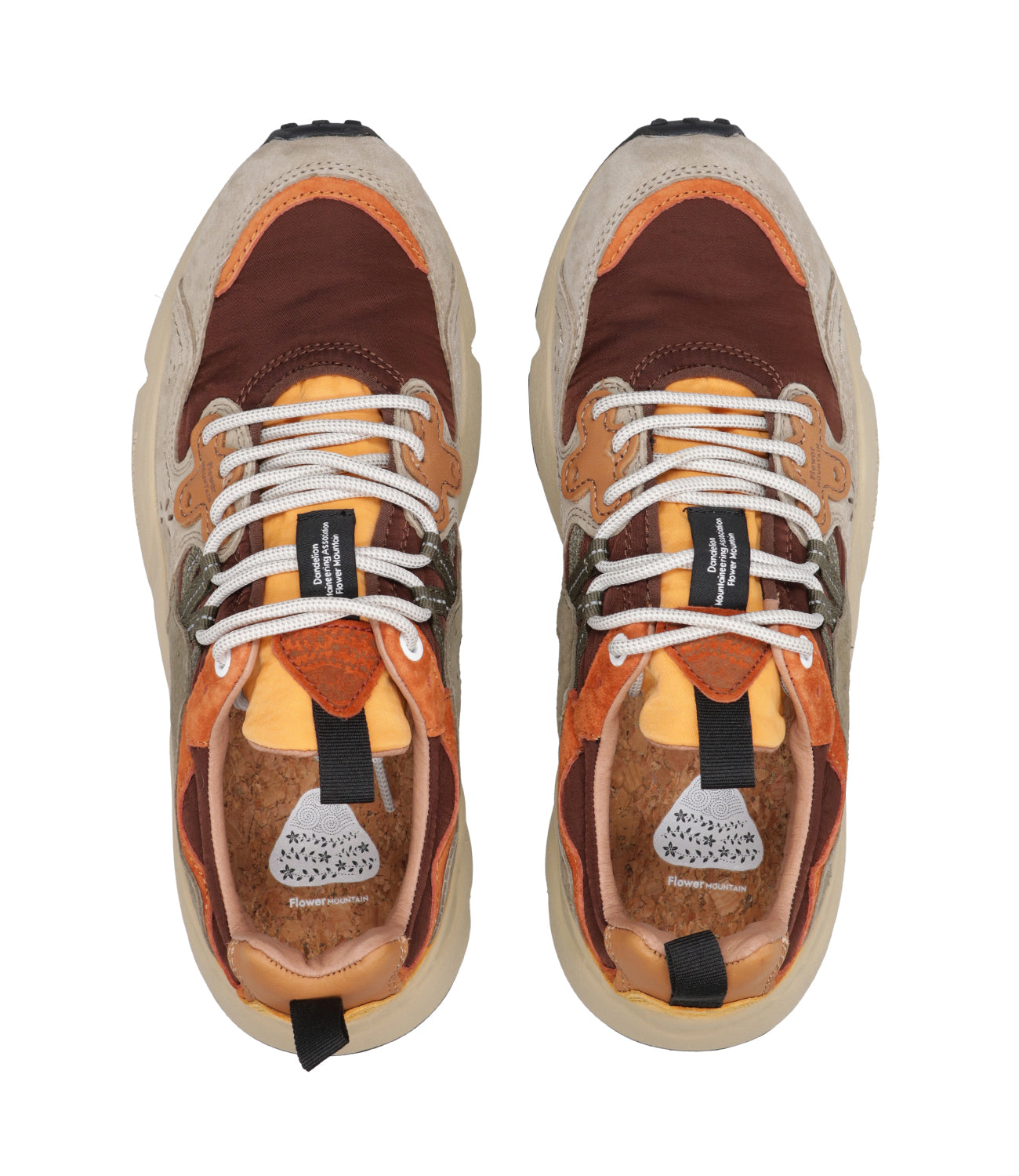 Flower Mountain | Sneakers Yamano 3 Unisex Taupe and Brown