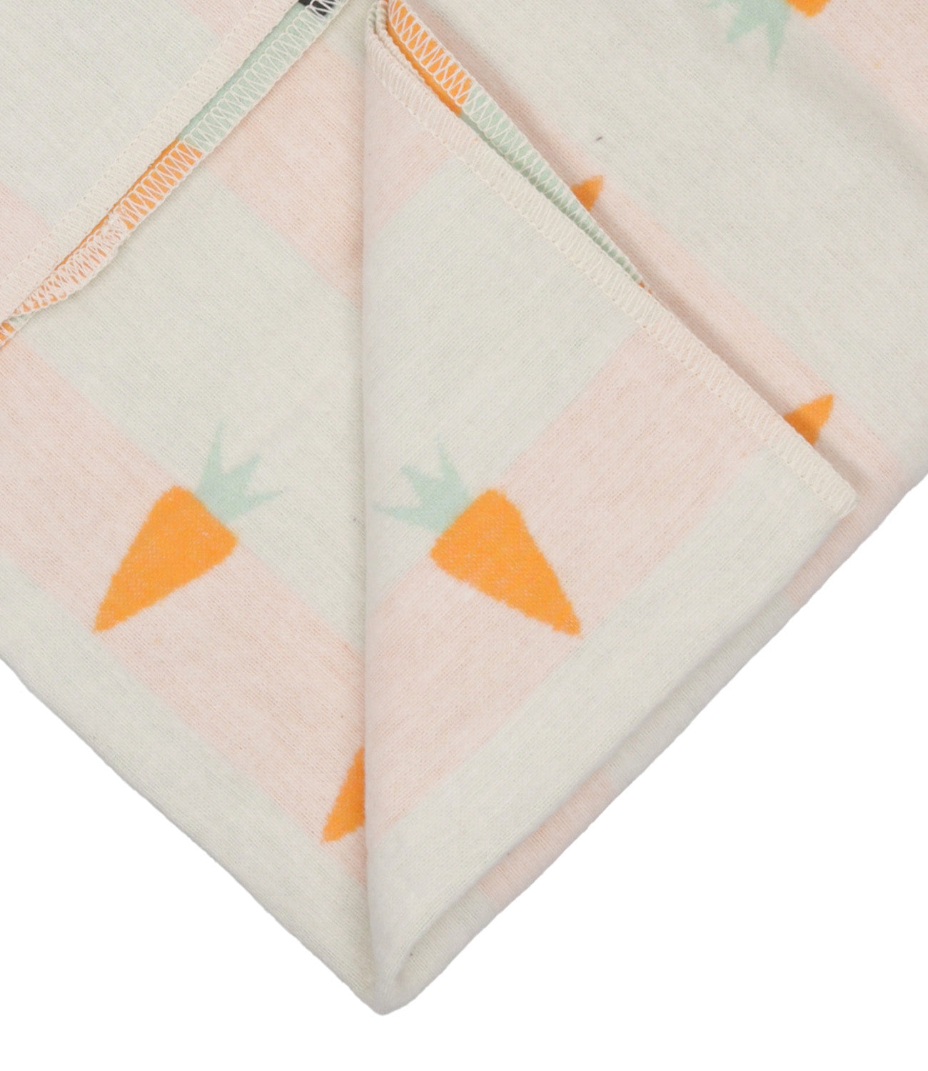 Fussenegger Kids | White and Orange Blanket