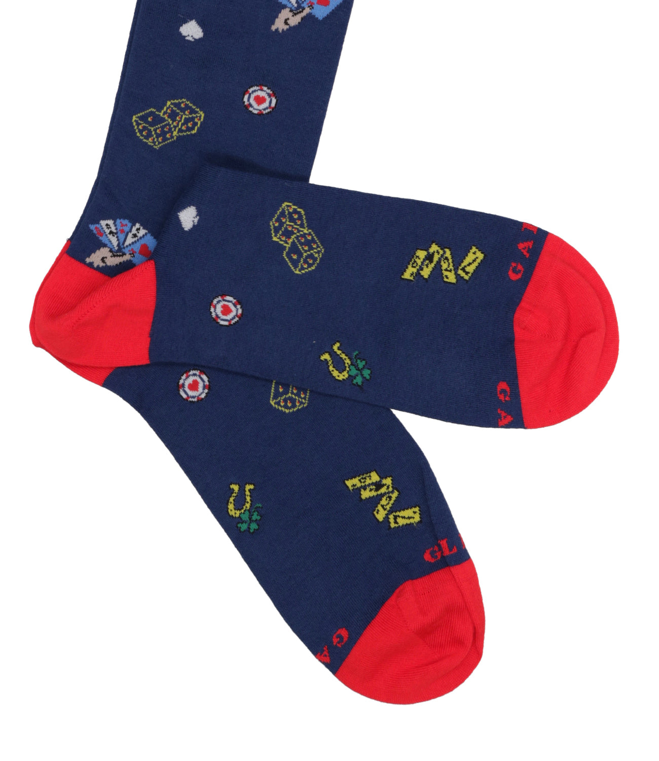 Gallo | Patterned Socks Navy Blue