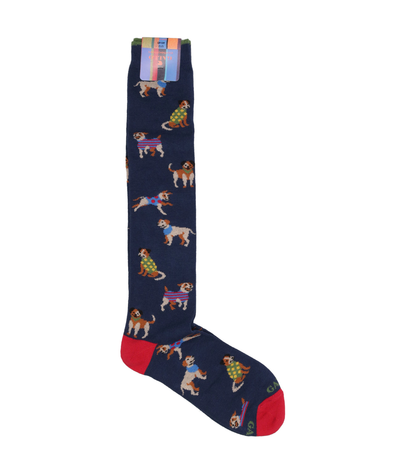 Gallo | Patterned Socks Navy Blue