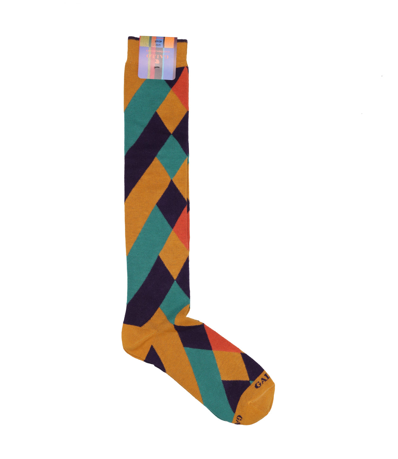 Gallo | Geometric Patterned Socks Curry